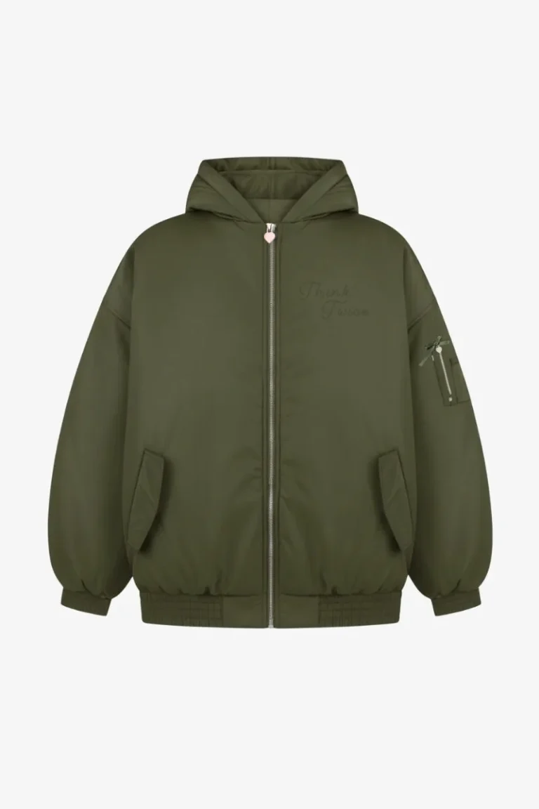 Бомбер " Huggy " - L, Темна оливка