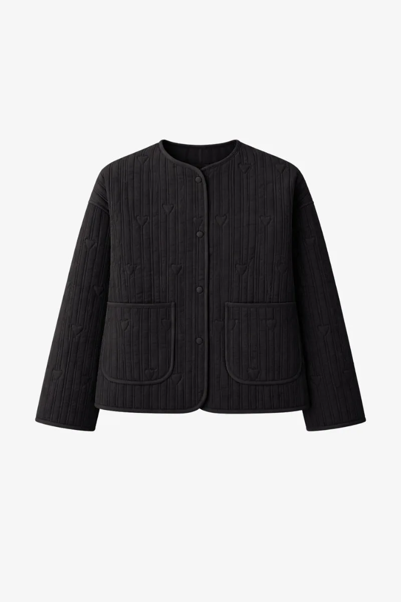 liner jacket black