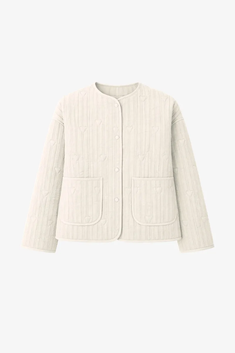 liner jacket milk